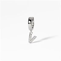 Mono orecchino Mabina Donna Orecchini In Argento E Zirconi in Argento Zirconia 563313V - 563313V